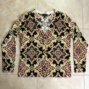 TALBOTS Merino Wool Cardigan - Sz MP - LIKE NEW